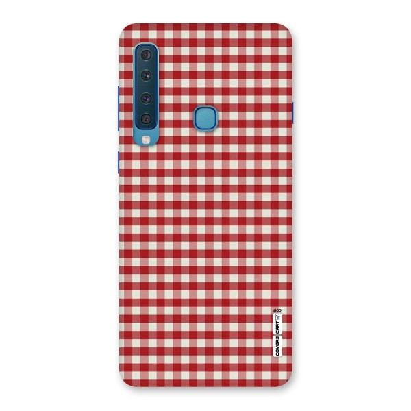 Red White Check Back Case for Galaxy A9 (2018)