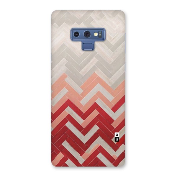 Reds and Greys Back Case for Galaxy Note 9