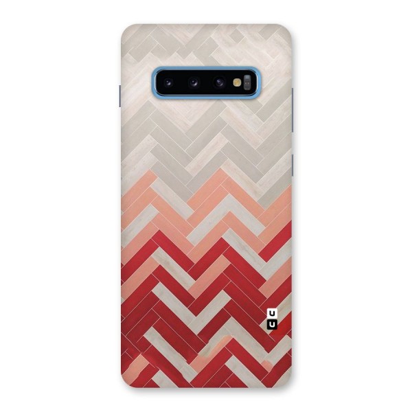 Reds and Greys Back Case for Galaxy S10 Plus