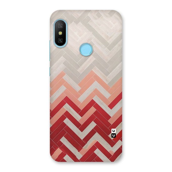 Reds and Greys Back Case for Redmi 6 Pro