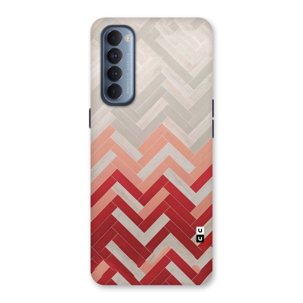 Reds and Greys Back Case for Reno4 Pro