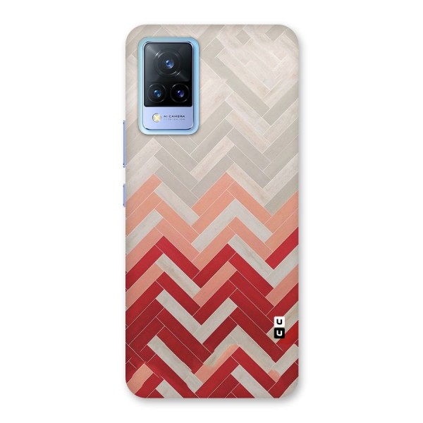 Reds and Greys Back Case for Vivo V21 5G