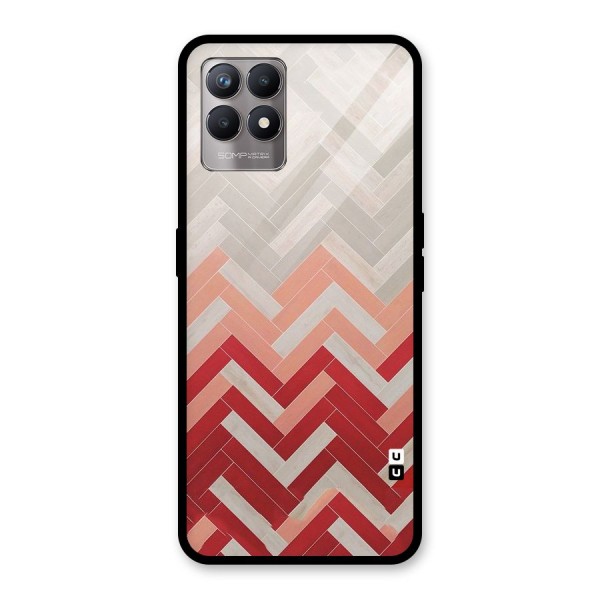 Reds and Greys Glass Back Case for Realme 8i