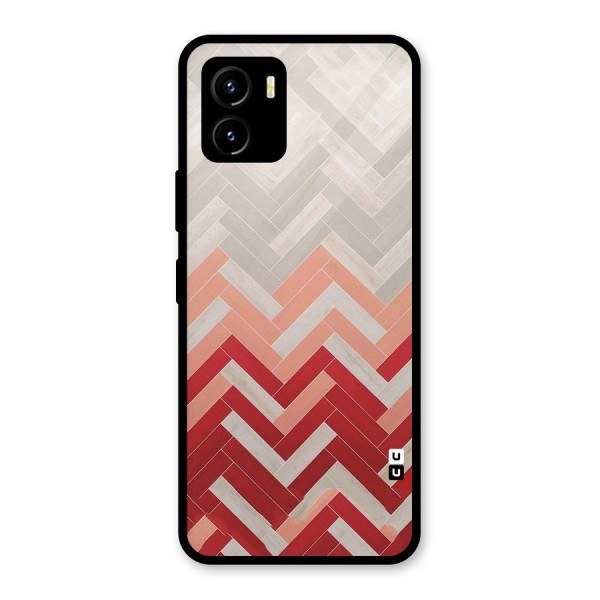 Reds and Greys Glass Back Case for Vivo Y15s