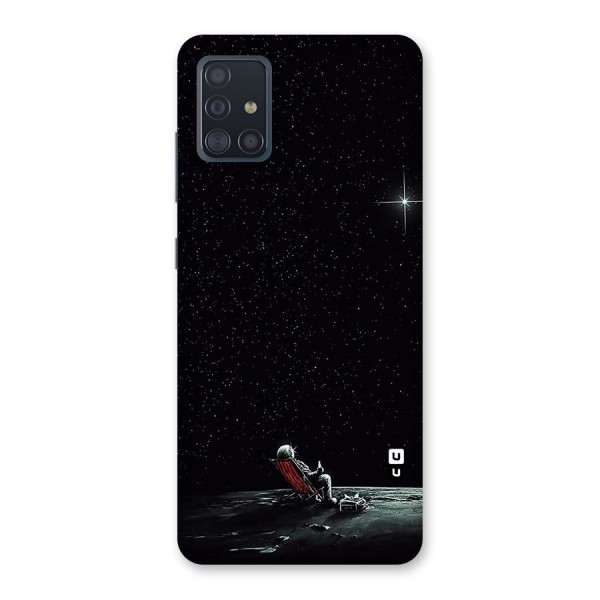 Resting Spaceman Face Back Case for Galaxy A51