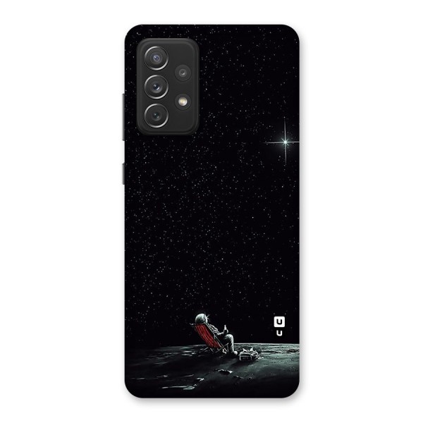 Resting Spaceman Face Back Case for Galaxy A72