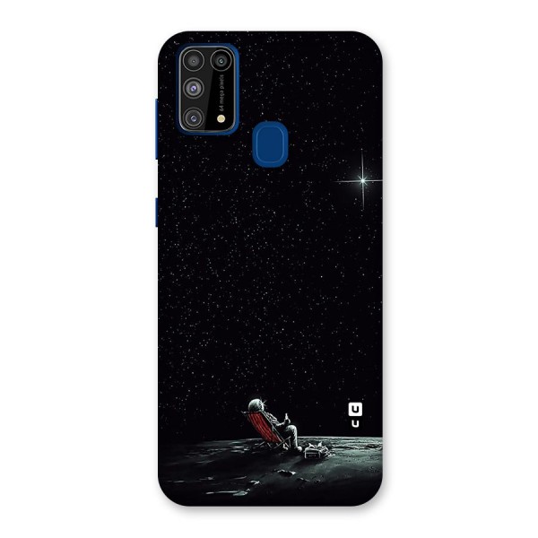 Resting Spaceman Face Back Case for Galaxy F41