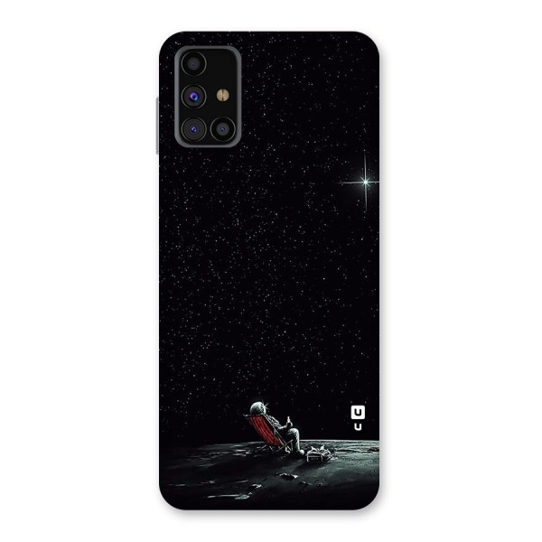 Resting Spaceman Face Back Case for Galaxy M31s