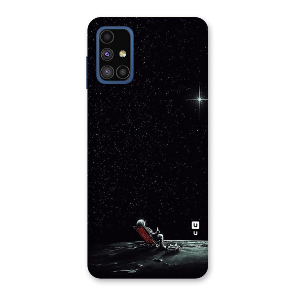 Resting Spaceman Face Back Case for Galaxy M51