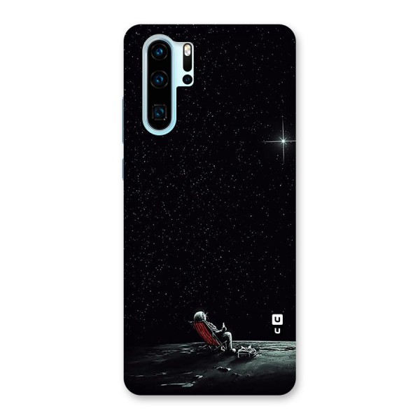 Resting Spaceman Face Back Case for Huawei P30 Pro