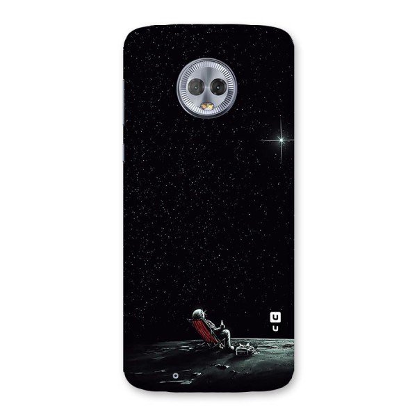 Resting Spaceman Face Back Case for Moto G6