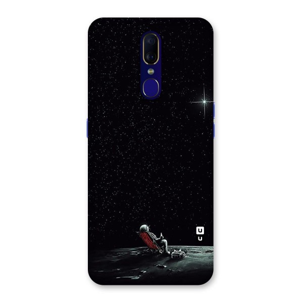 Resting Spaceman Face Back Case for Oppo F11