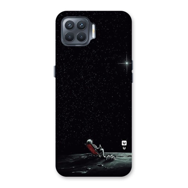 Resting Spaceman Face Back Case for Oppo F17 Pro