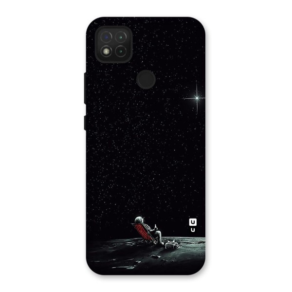 Resting Spaceman Face Back Case for Redmi 9C