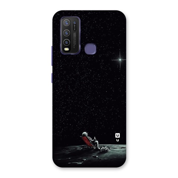 Resting Spaceman Face Back Case for Vivo Y30