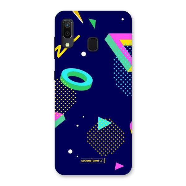 Retro Abstract Back Case for Galaxy A20