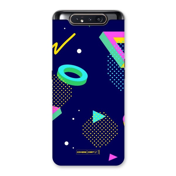 Retro Abstract Back Case for Galaxy A80