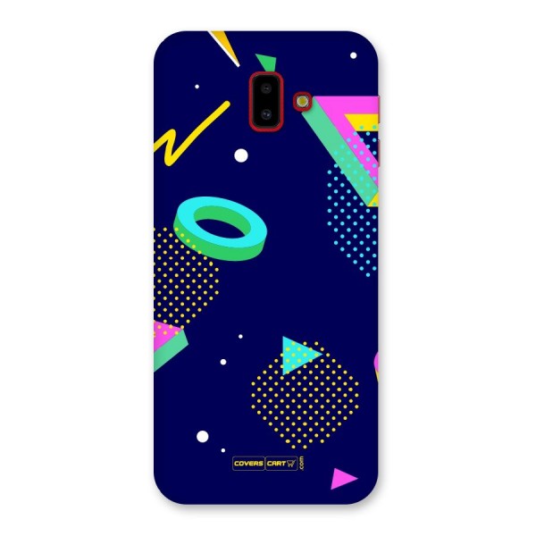 Retro Abstract Back Case for Galaxy J6 Plus