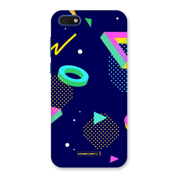 Retro Abstract Back Case for Honor 7s