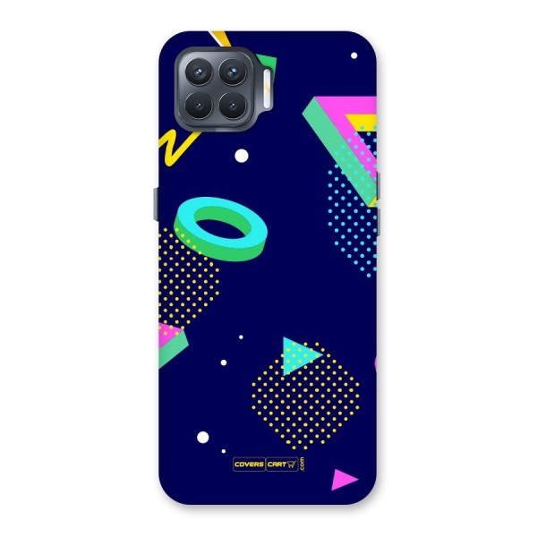 Retro Abstract Back Case for Oppo F17 Pro