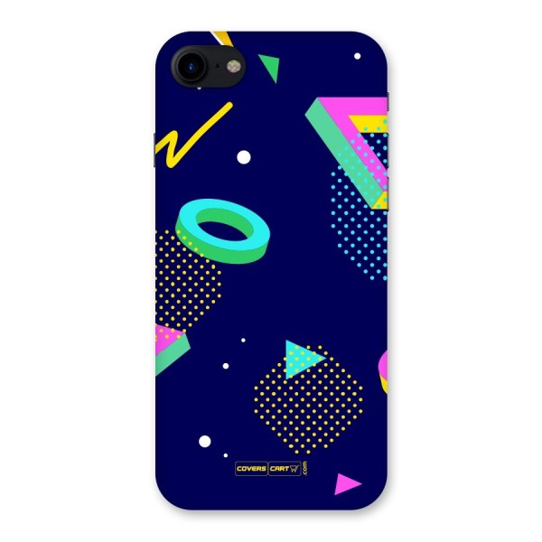 Retro Abstract Back Case for iPhone SE 2020