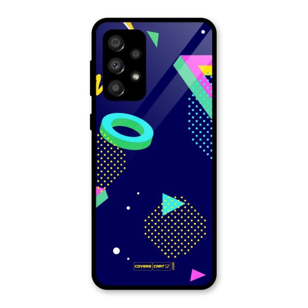 Retro Abstract Glass Back Case for Galaxy A32