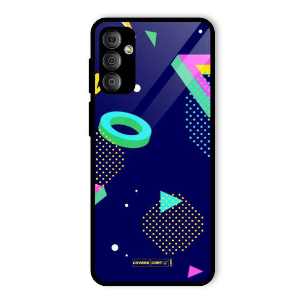 Retro Abstract Glass Back Case for Galaxy F23