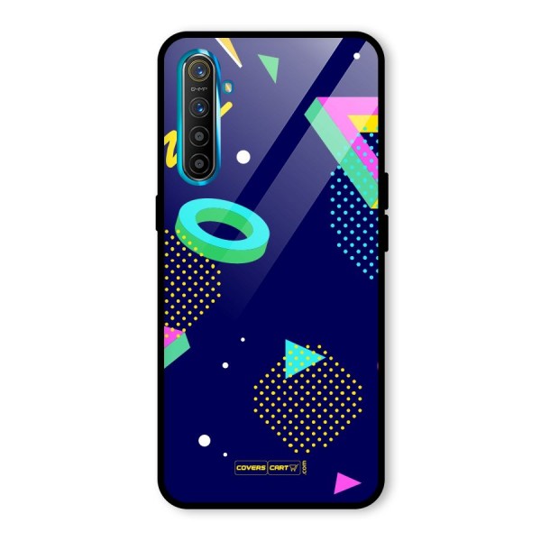 Retro Abstract Glass Back Case for Realme XT