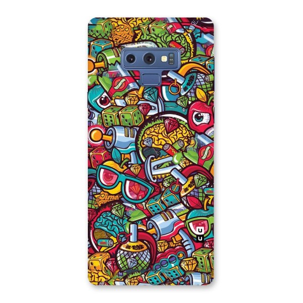 Retro Diamond Design Back Case for Galaxy Note 9