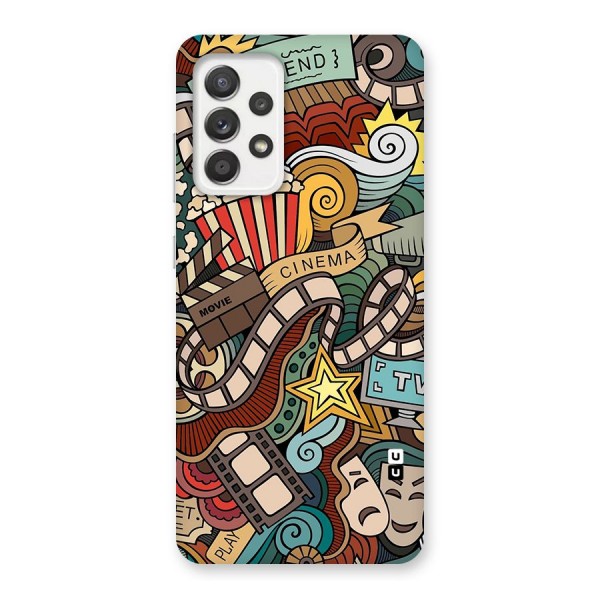 Retro Doodle Art Back Case for Galaxy A52