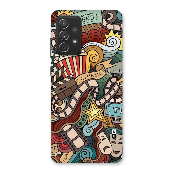 Retro Doodle Art Back Case for Galaxy A72