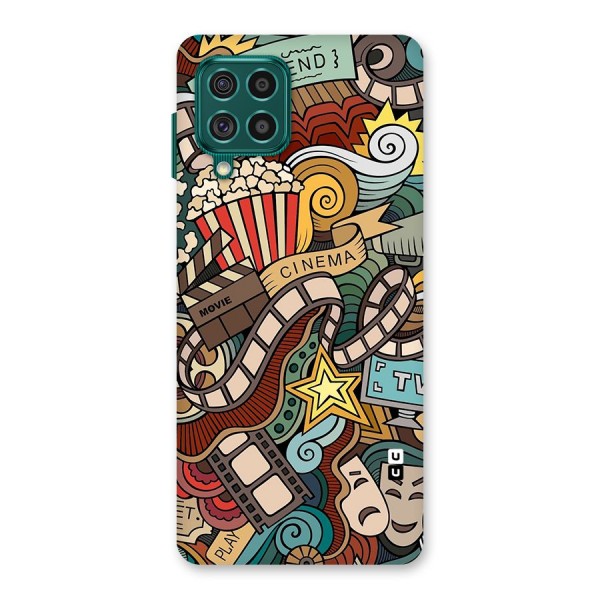 Retro Doodle Art Back Case for Galaxy F62