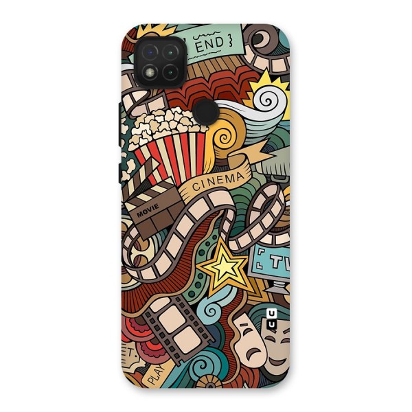 Retro Doodle Art Back Case for Redmi 9C