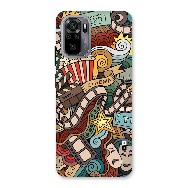 Retro Doodle Art Back Case for Redmi Note 10