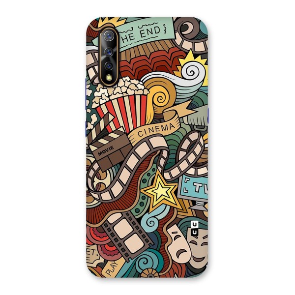 Retro Doodle Art Back Case for Vivo Z1x