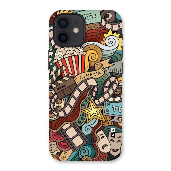 Retro Doodle Art Back Case for iPhone 12