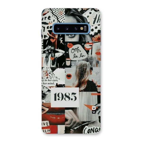 Retro Pattern Back Case for Galaxy S10 Plus