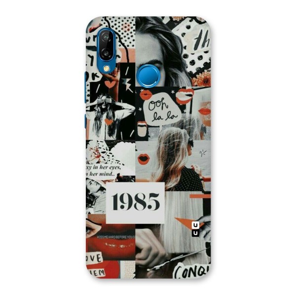 Retro Pattern Back Case for Huawei P20 Lite