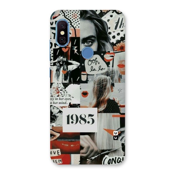 Retro Pattern Back Case for Redmi Note 6 Pro