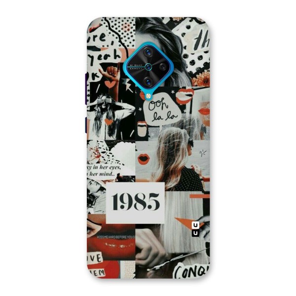 Retro Pattern Back Case for Vivo S1 Pro