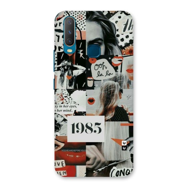 Retro Pattern Back Case for Vivo Y12