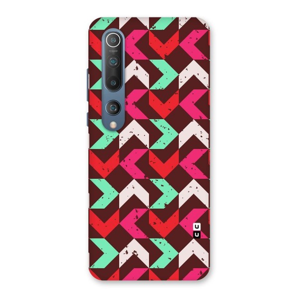 Retro Red Pink Pattern Back Case for Mi 10