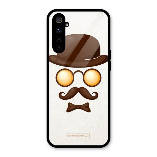 Retro Style Glass Back Case for Realme 6