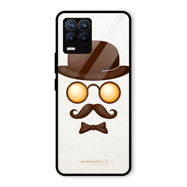 Retro Style Glass Back Case for Realme 8 Pro