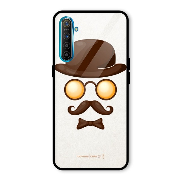 Retro Style Glass Back Case for Realme XT