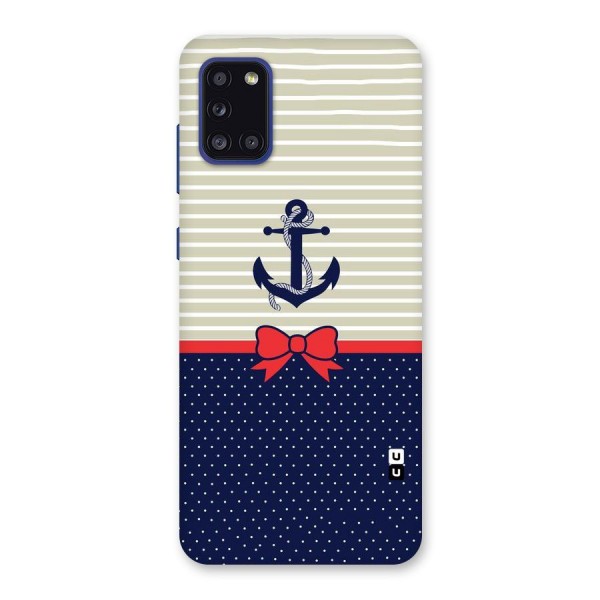 Ribbon Anchor Back Case for Galaxy A31