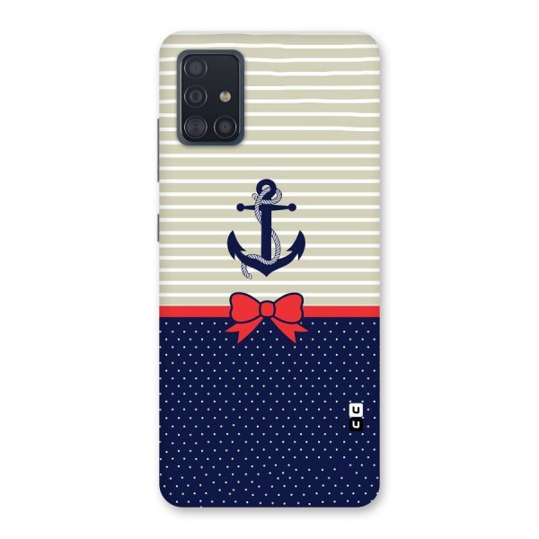 Ribbon Anchor Back Case for Galaxy A51