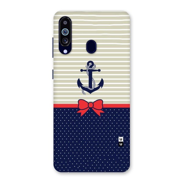 Ribbon Anchor Back Case for Galaxy A60