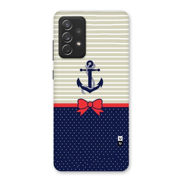 Ribbon Anchor Back Case for Galaxy A72