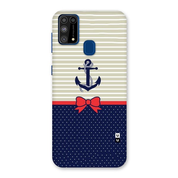 Ribbon Anchor Back Case for Galaxy F41